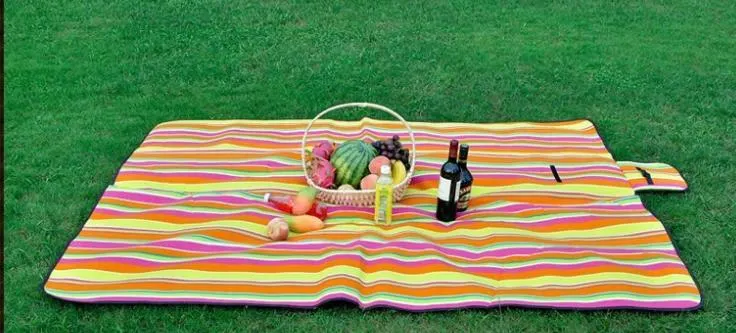 Beach Mat for Outdoor Camping Cushion Texture Waterproof Pad Baby Creeping Mat