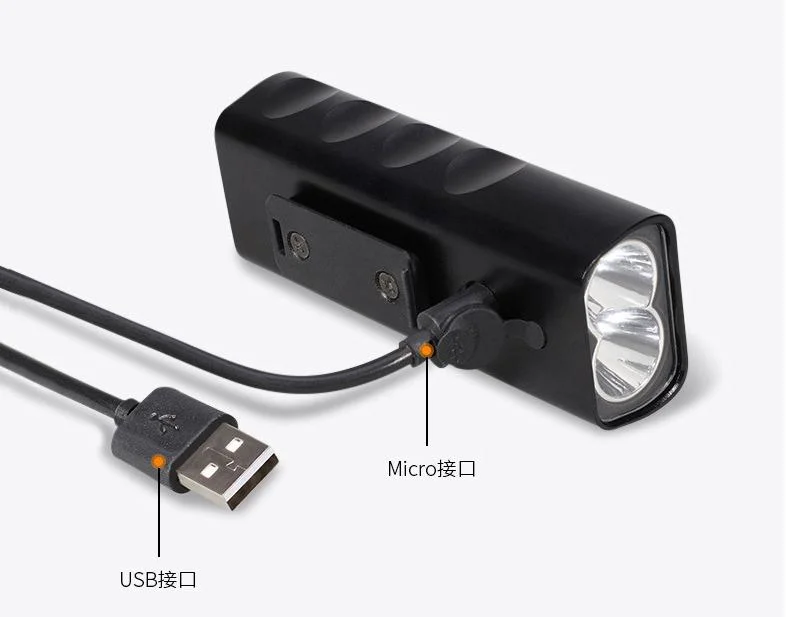 USB Rechargeable Super Bike Headlight and Back Light Set, Runtime 10+ Hours 600 Lumen Bright Front Lights Tail Rear LED, 5 Light Mode Options Fits All Bicycles,