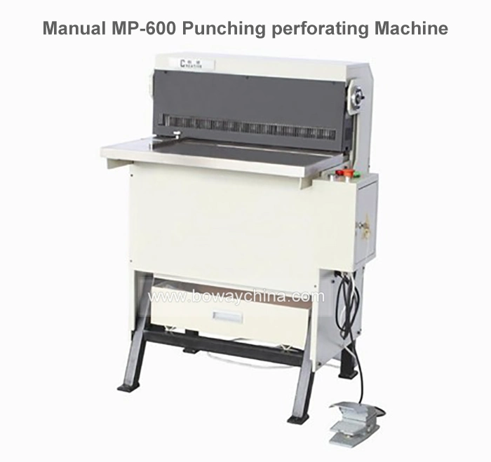 China Manufacturer Factory MP-600 Manual Hole Puncher Perforator Machine for Book Binder