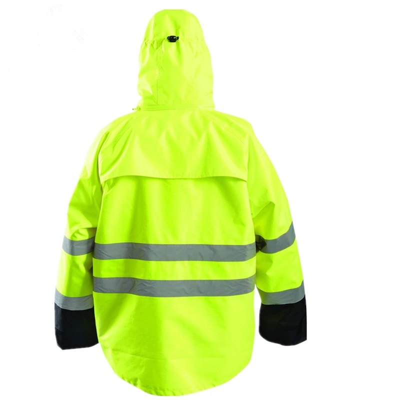 High Visibility Reflective Protective Rain Cover Engineering Uniform Overall Workwear