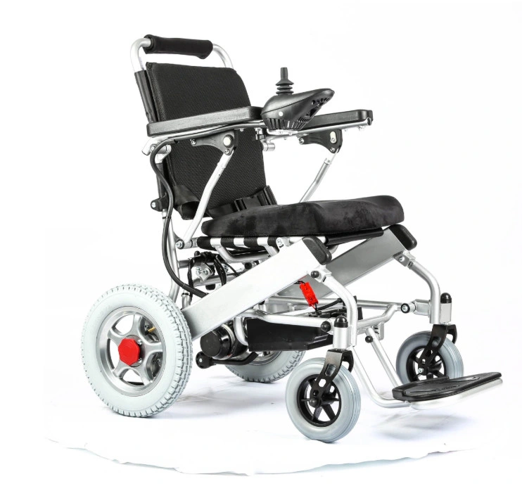 2020 Hot Sale Aluminium Light and Foldable Power Mobility Lithium Battery Electric Wheelchair