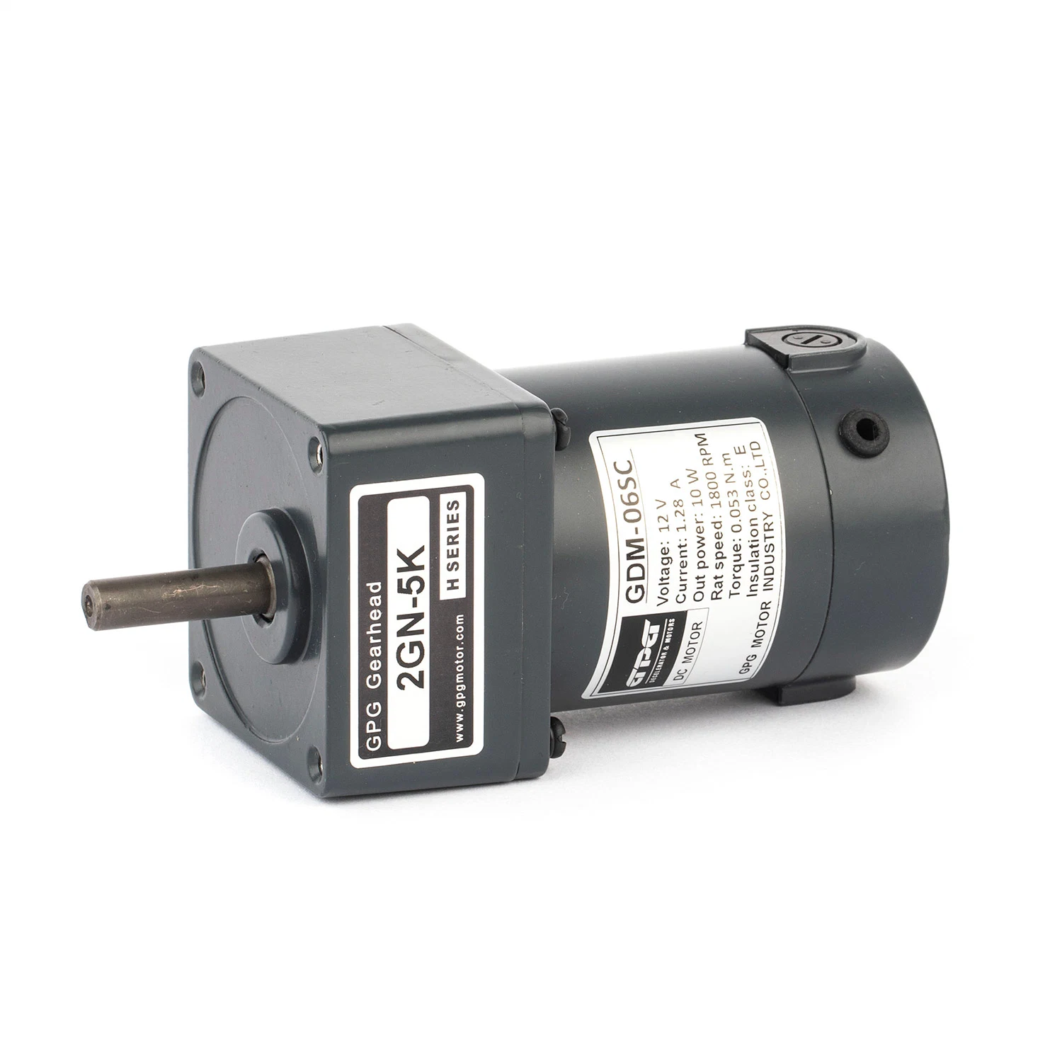 Gdm69/102-25-12-18s07A DC Gear Motor 70mm 25W 12V