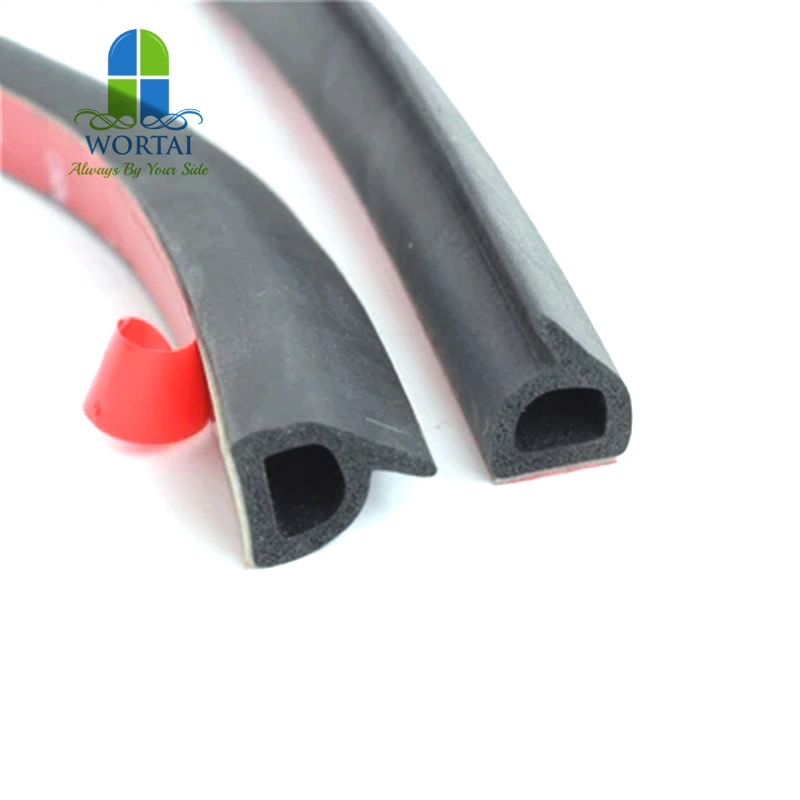 High quality/High cost performance  Foam EPDM Extruded 3m Adhesive Car Door Rubber Seal Rubber Sealing Strip