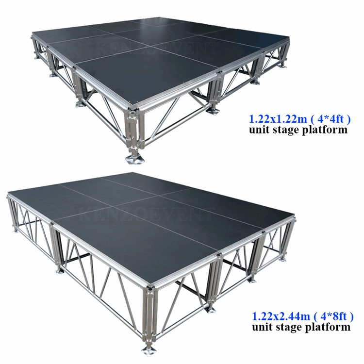 En el exterior de aluminio portátil de escenario para conciertos al aire libre