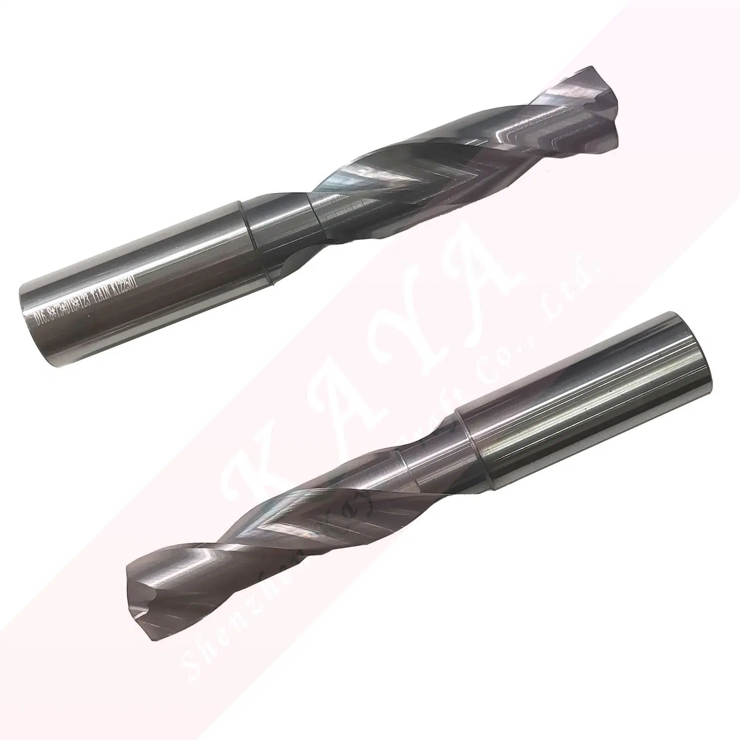 CNC Drilling Tools Coolant Indexable Straight Shank Tungsten Carbide Twist Drill Bits