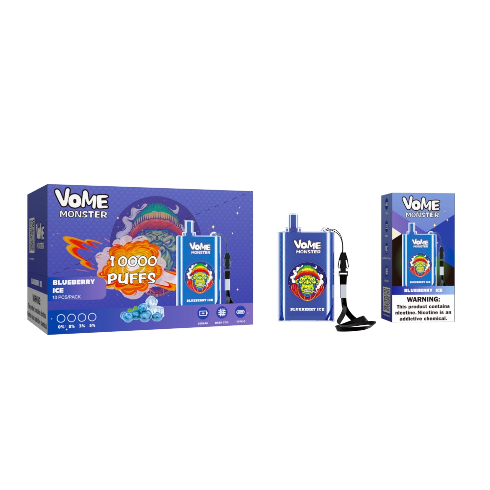 Fumot Authentic Manufacturer Vome Monster 10000 Air-Adjustable Mesh Coil Wholesale/Supplier Disposable/Chargeable Vape