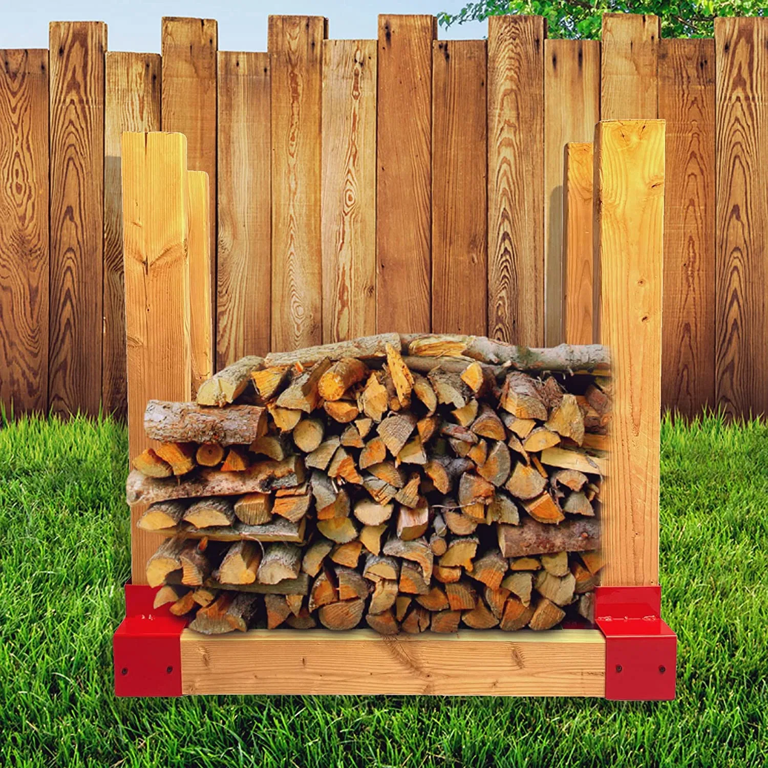 Factory Sale Outdoor Firewood Racks, Fireplace Wood Storage Holder Log Storage Rack