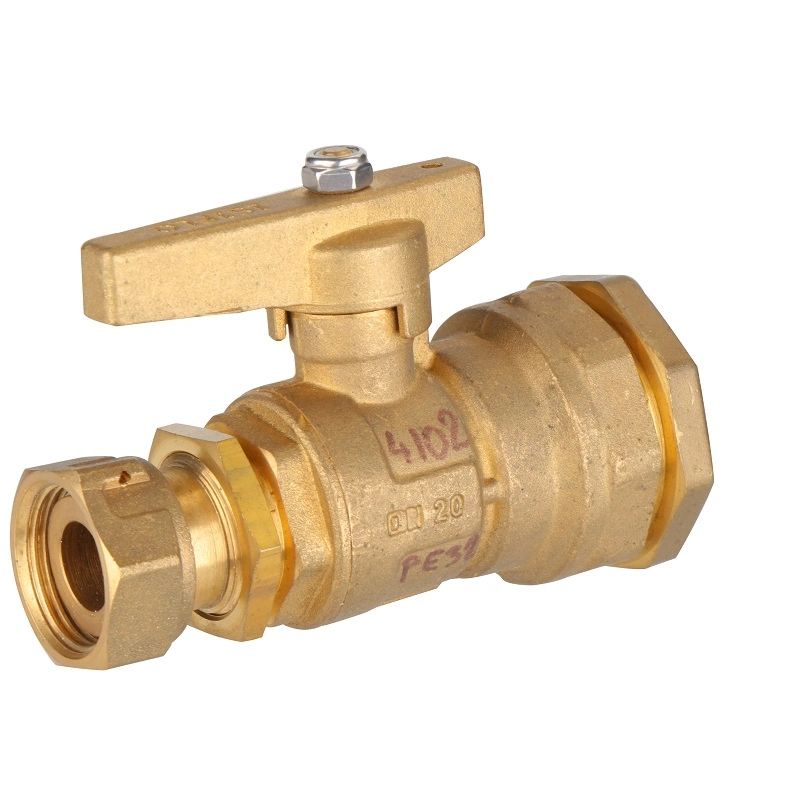 Excellent Quality Chrome Plated Dn20 Brass Ball Valve Brass Body Female Straight