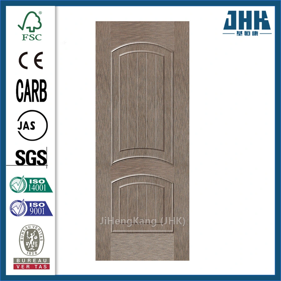 Jhk madera MDF Precio de la piel de la puerta de chapa de madera contrachapada