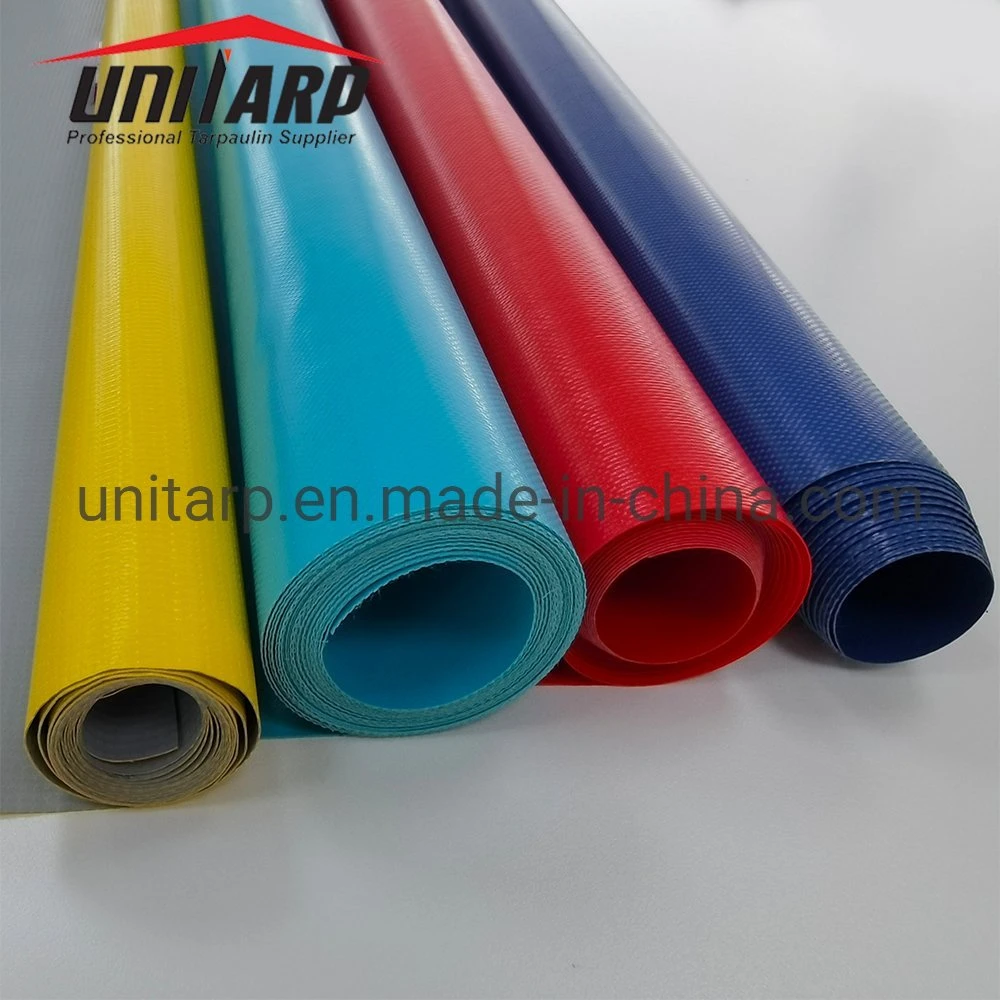 1000d 23*23 680GSM 2.75 m de ancho 100% poliéster recubierto de PVC Lona para cubrir la carretilla