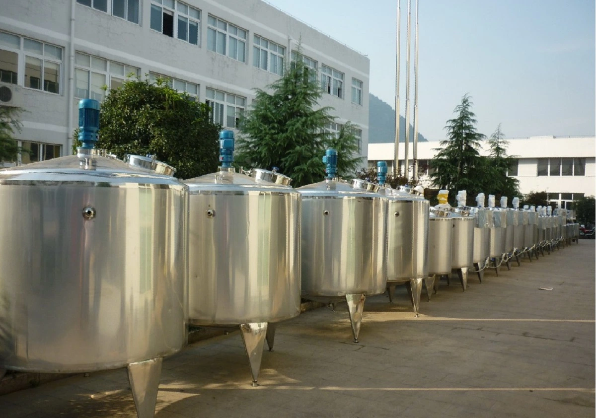 Stainless Steel Mixing Equipment with Electric Heating Rods