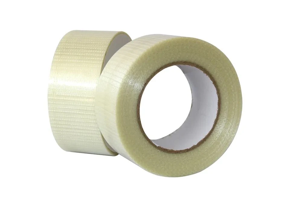 Bi-Directional Synthetic Rubber 150mic Strength Filament Fiberglass Tape