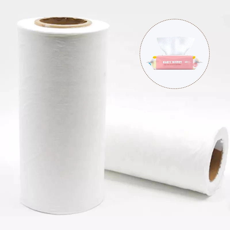Высшее качество Spunlace Non-Woven ткань сырьевых материалов для влажных сухой ткани