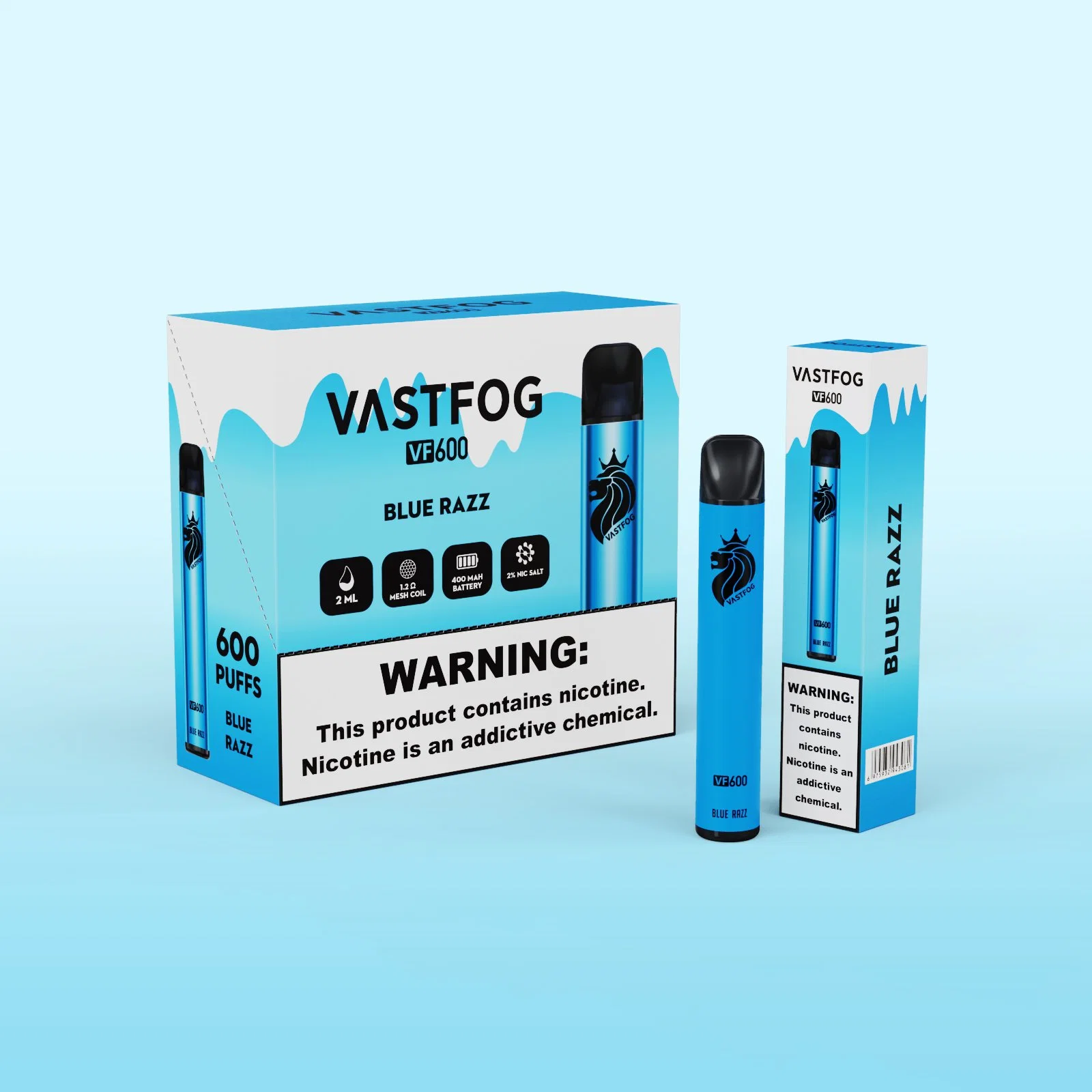 Fábrica OEM/ODM vaporizador Hookah Vastfog VF 600 Puffs Elf Plus Bar E E cigarrillo electrónico al por mayor lápiz desechable VAPE 600 Soplos