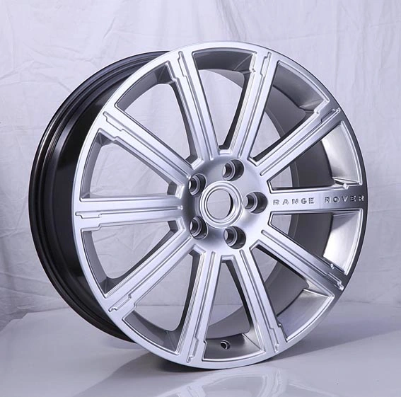 5 Holes Gun Metal Car Alloy Rim Replica Wheel