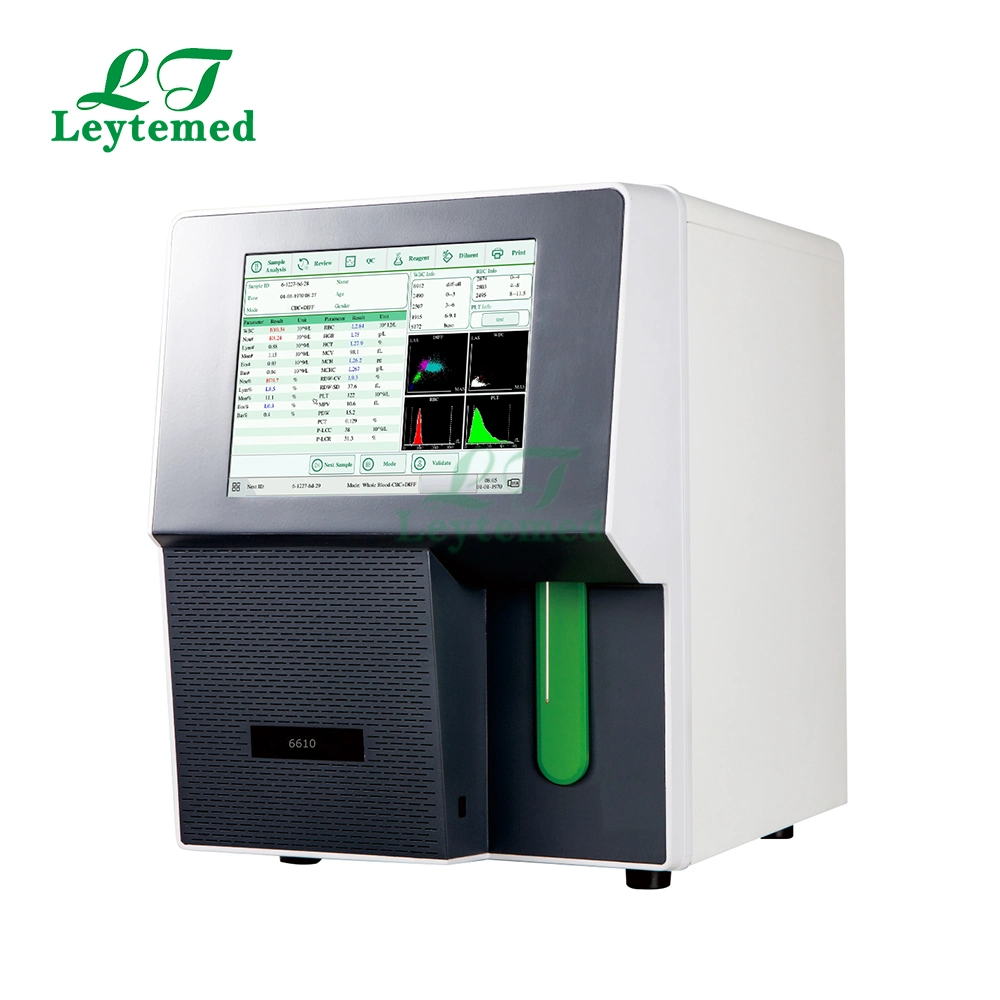 Ltch05 Medical Device Laboratory Equipment 5 Diff Fully Auto Hematology Analyzer