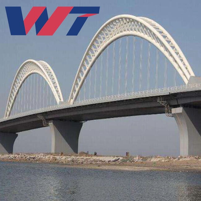 Prefab Steel Bridge with Light Steel Structure Truss