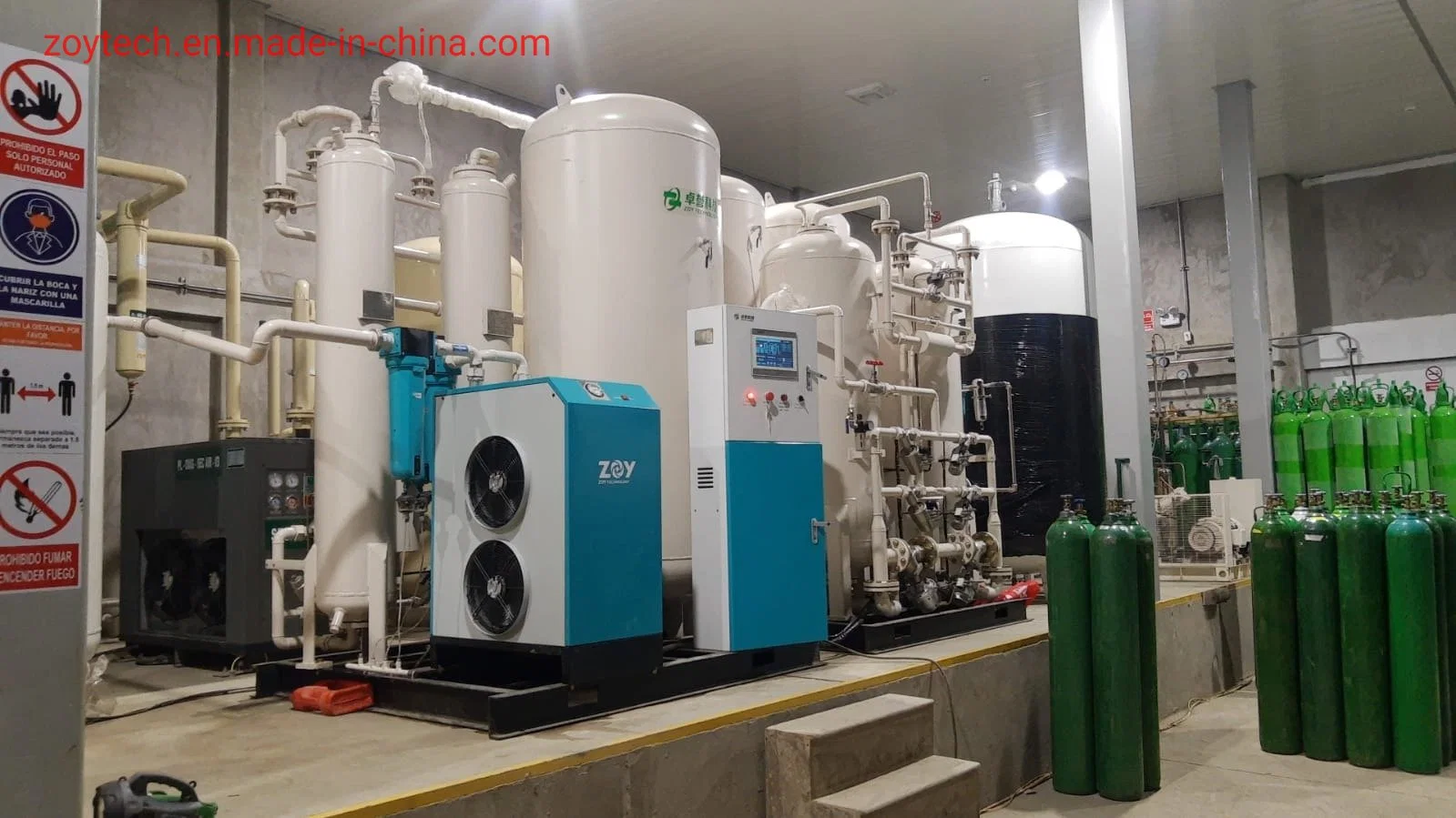 Containerized Oxygen Generating Plant Low Operating Cost Ready to Use Oxygen Plant