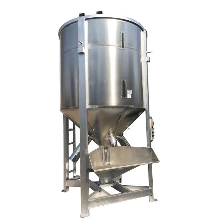 Fish Feed Mixer Machine Plastic Sheet Belt Vertical Mixer