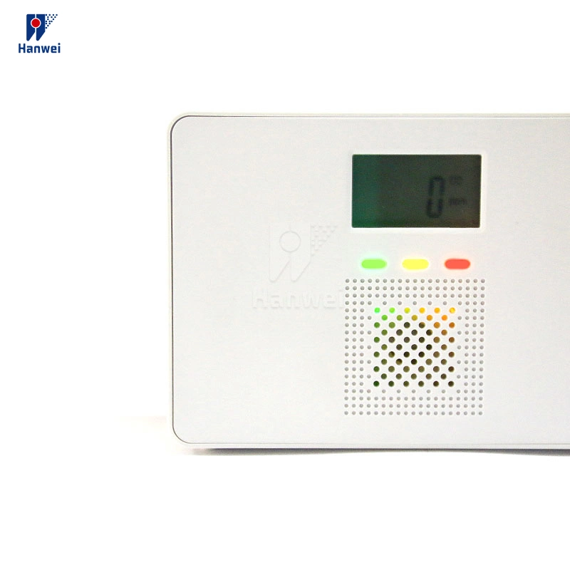 Household Items Carbon Monoxide Alarm with Big LCD Display Screen and Flash Alarm Indicator