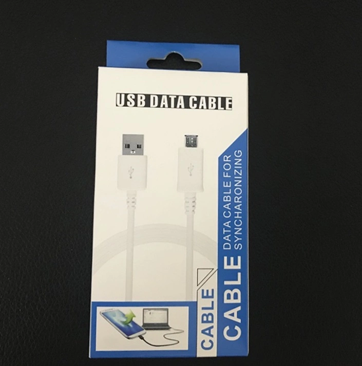 China Hersteller Custom Mobile Phone USB Kabel Kopfhörer Verpackung Papier Feld