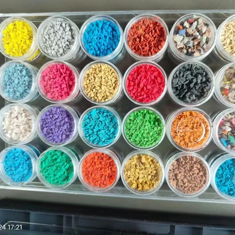 Colorful EPDM Colorful 1-2mm Rubber Granules