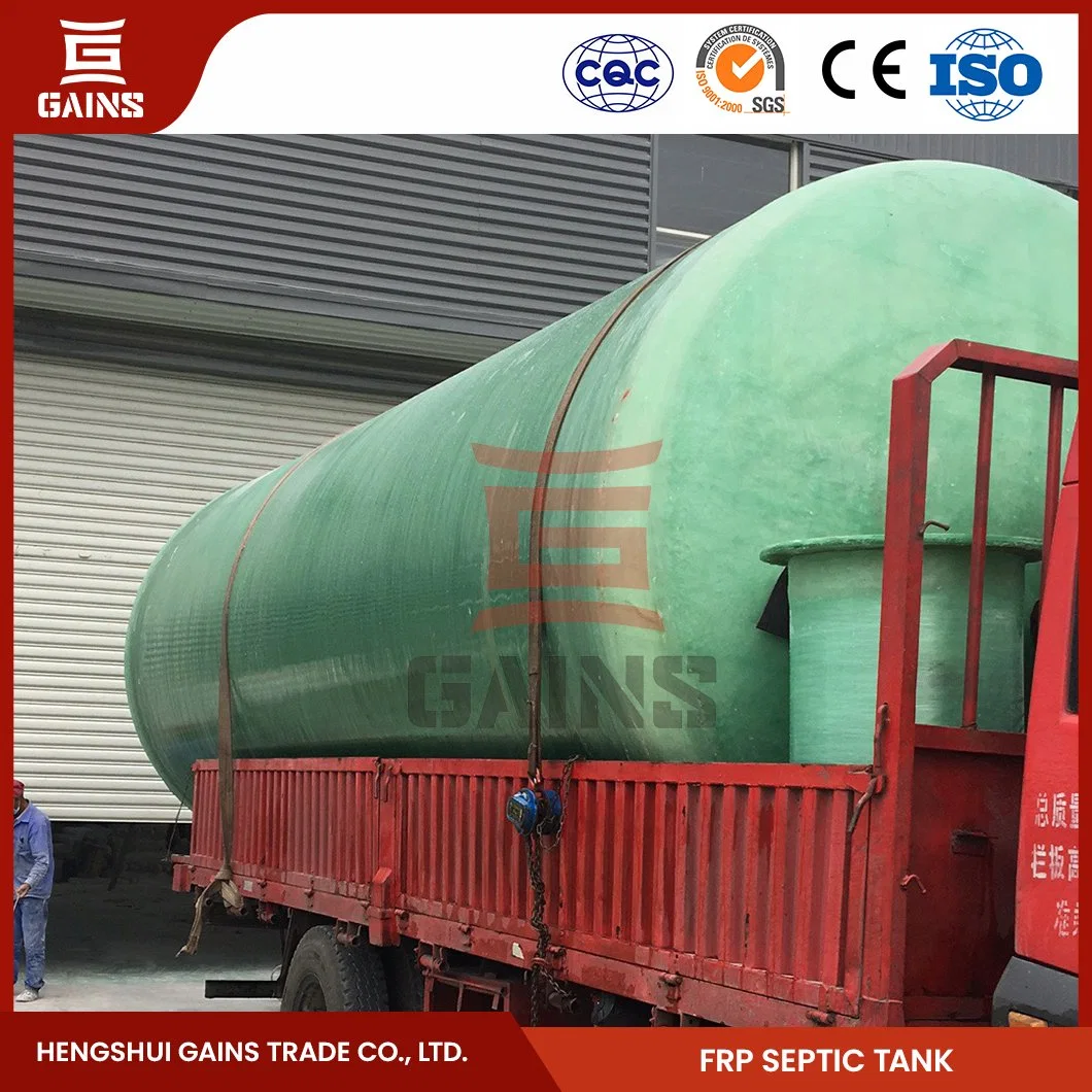 Gewinne Fiberglas Kleine Wicklung Septic Tank Hersteller China Fiberglas Wicklung Klärgrube