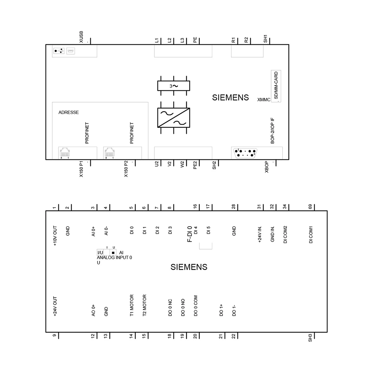 6SL3210-1ke11-8af2 Sinamics G120C Frequenzumrichter