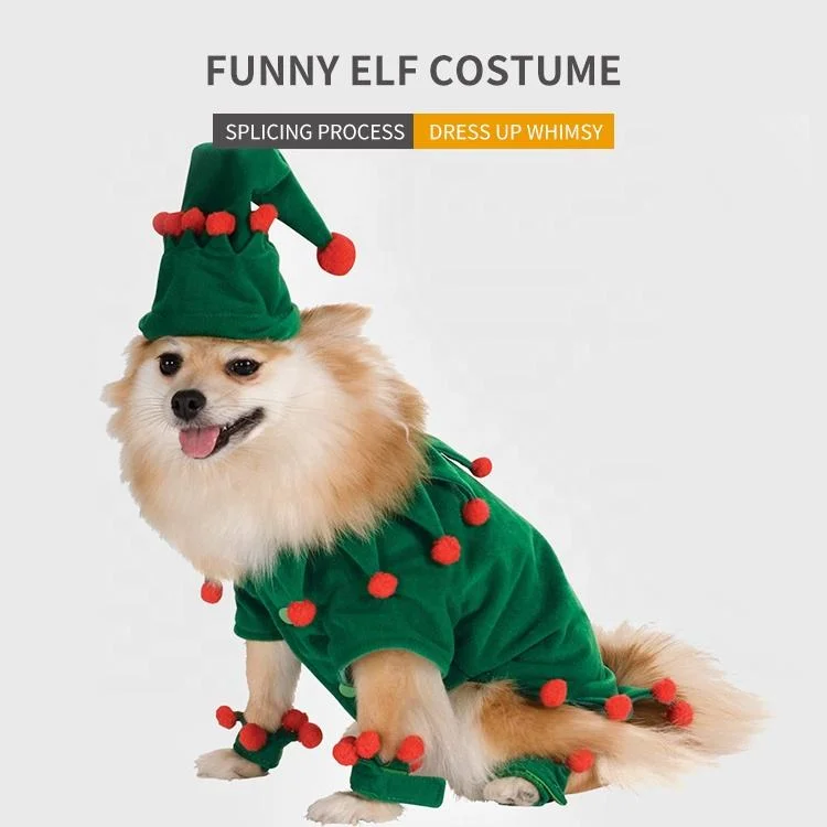 2022 novo estilo luxuoso Natal Outono cão bonito roupa de inverno Fabricante de vestuário