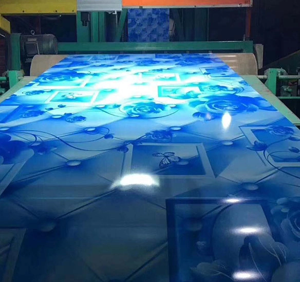 Flower Color Painted Galvanizned Steel Coil, Pattern Design Prepainted Zinc Coating Steel