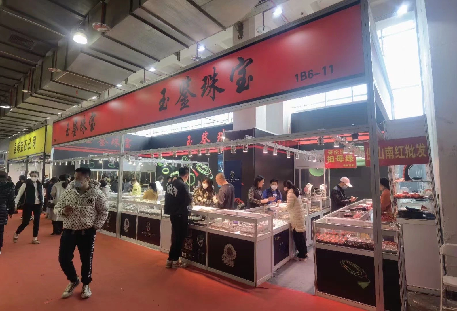 Exhibition Square Aluminum Profiles Upgraded Standard Booth