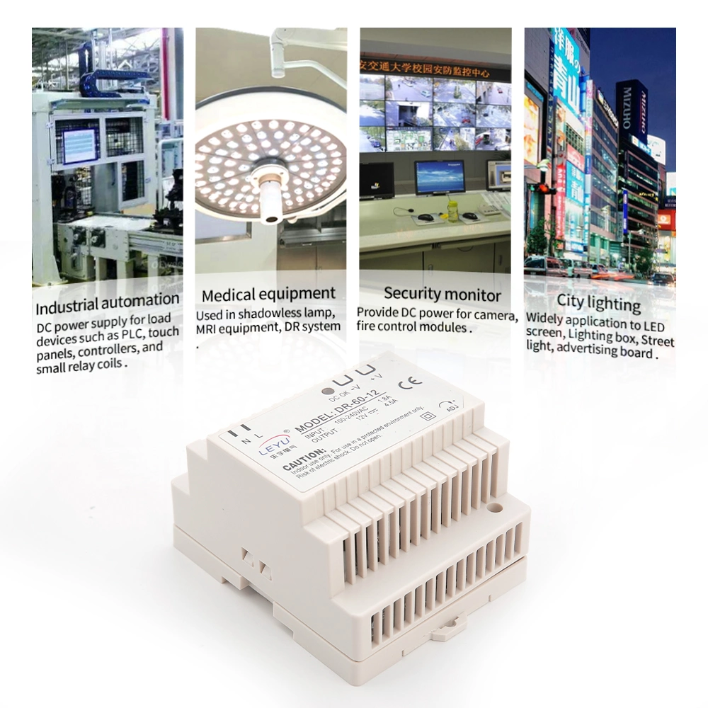 Dr-60-24 DIN Rail Installing Universal Regulated Switching Power Supply