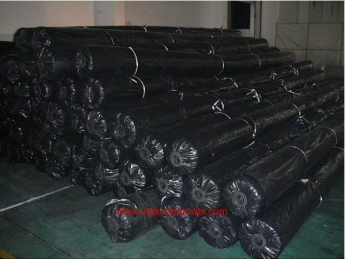 Bitumen Coated Fiberglass Geogrid with Light Weight Nonwoven