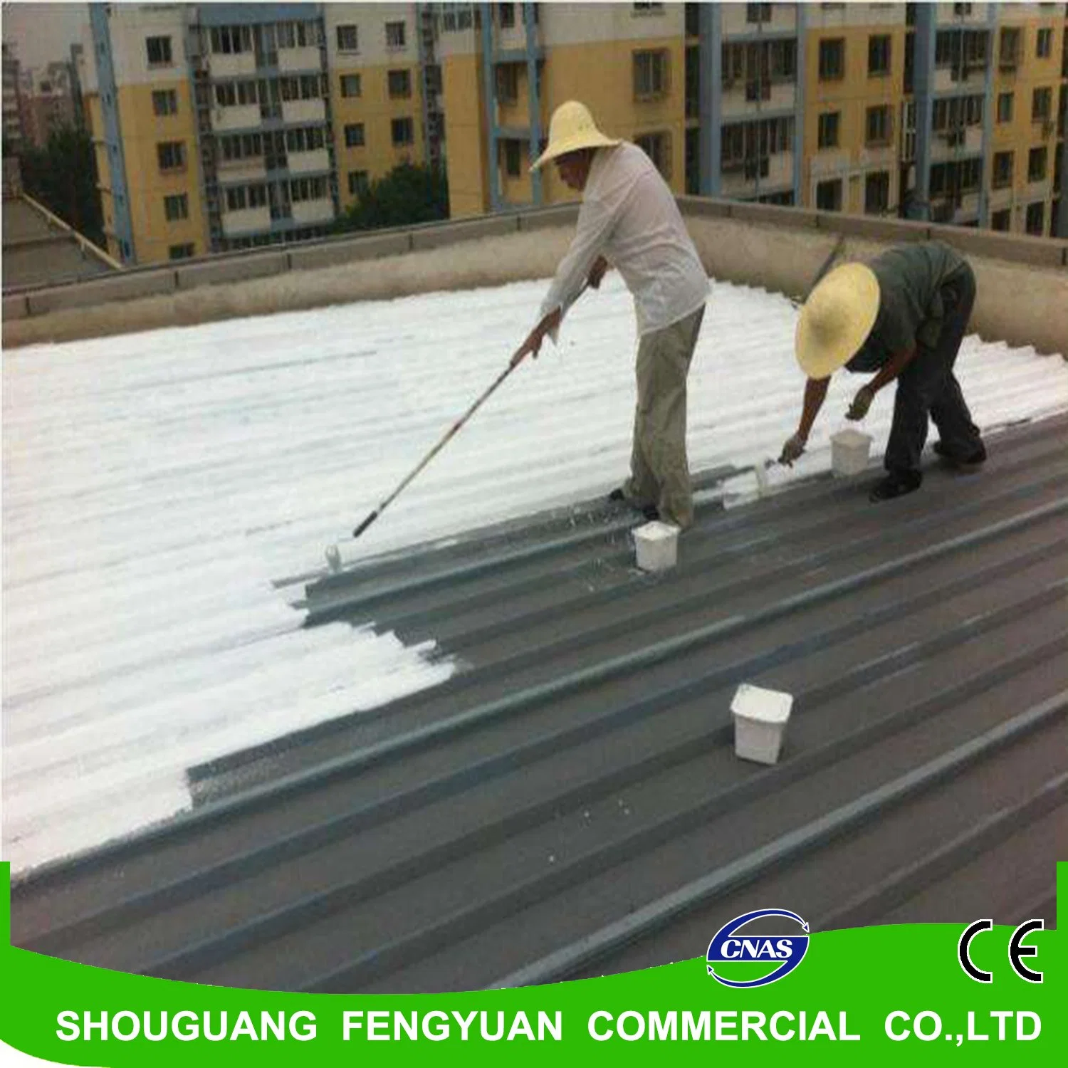 Thermal Insulation Reflective Lower Temperature Cooling Coating for Roof Wall Equipment