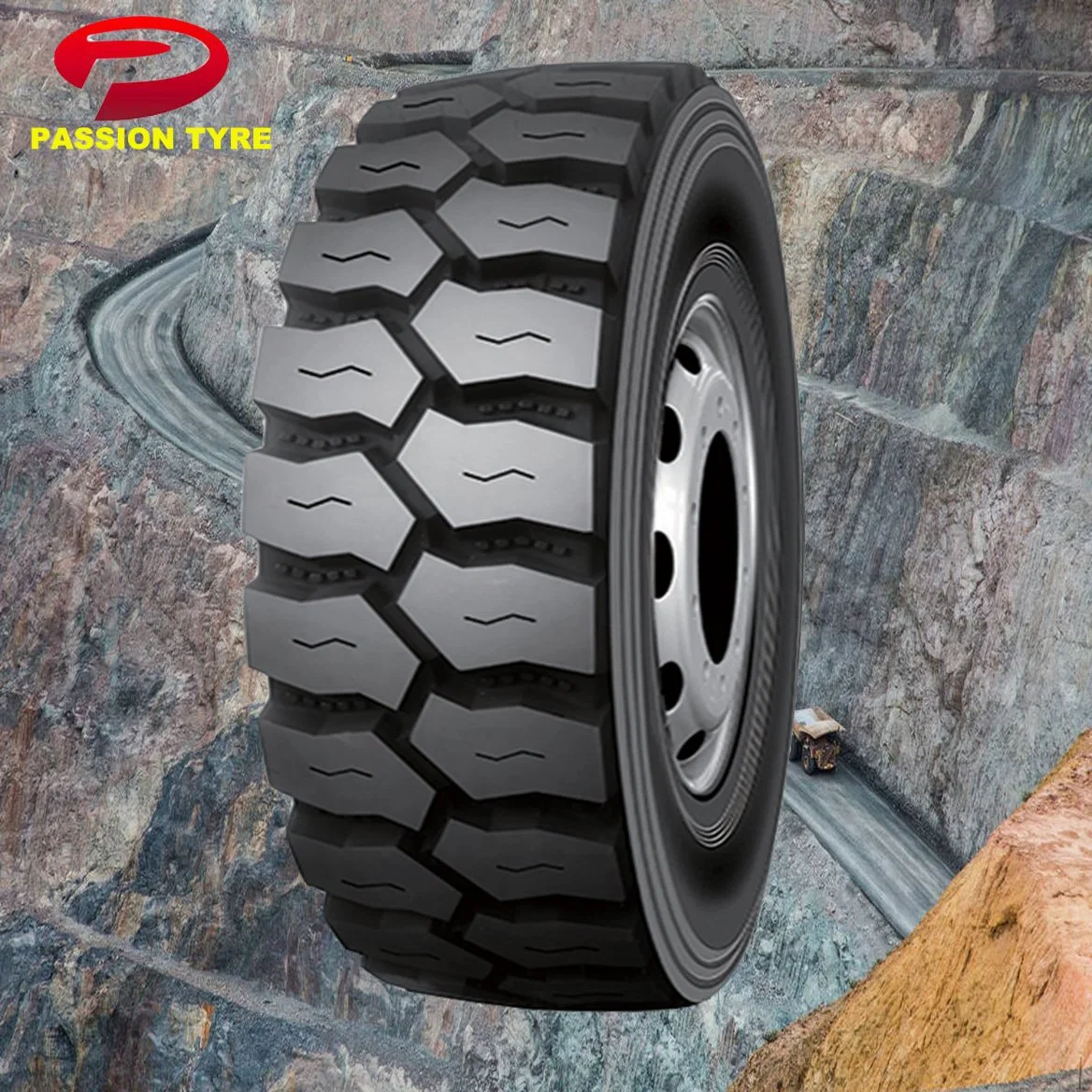 Heavy Duty All Steel Radial Truck Tyres, Tube Type Mining Truck Tires 10.00r20 11.00r20 12.00r20