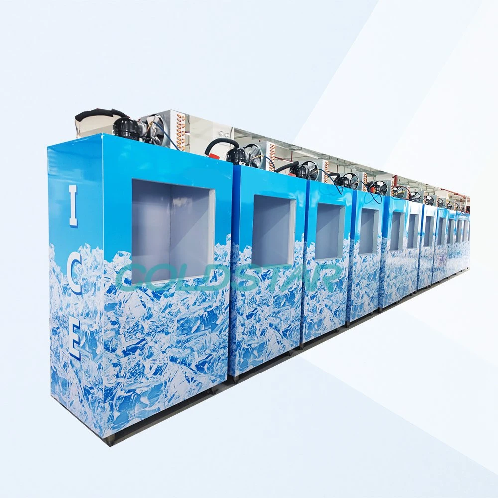 Outdoor Fridge Cold Wall Ice Machine Storage Bin