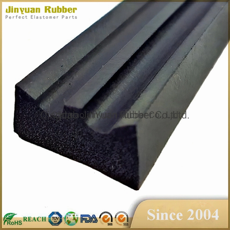 Square Silicone Sponge Extrude Rubber Foam Seal Strip High and Low Temperature Resistant Rubber Sponge Profile