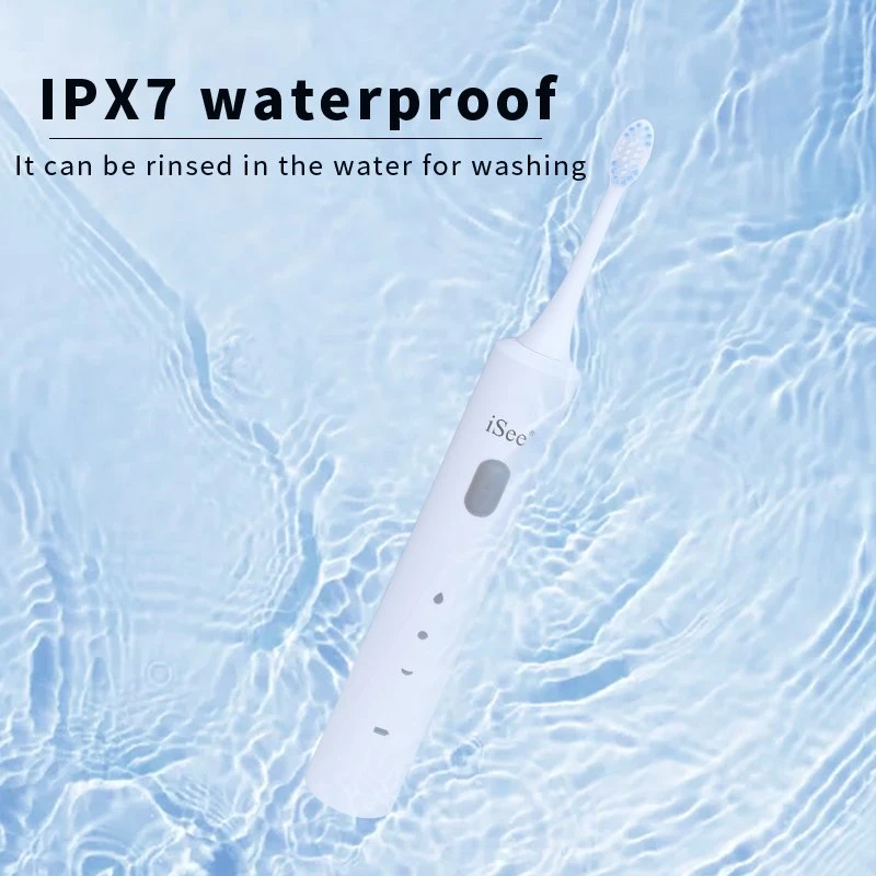 Isee&reg; Ipx7 Waterproof 2-Minute Timer Power King Electric Toothbrush