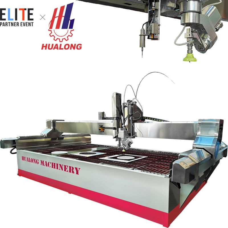 Good Service Automatic Hualong Machinery Cutting Machine Price Abrasive Feeder Waterjet Cutter