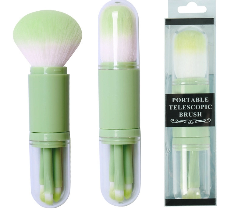 Tragbares einziehbares vier-in-einem Make-up Pinsel Beauty Tool