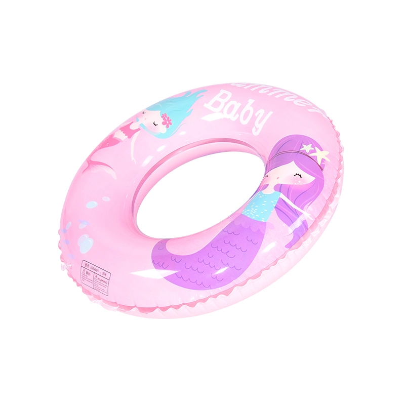 Factory Stock Inflatable Cute Donut Shark Mermaid Swimming Ring PVC Pool Float