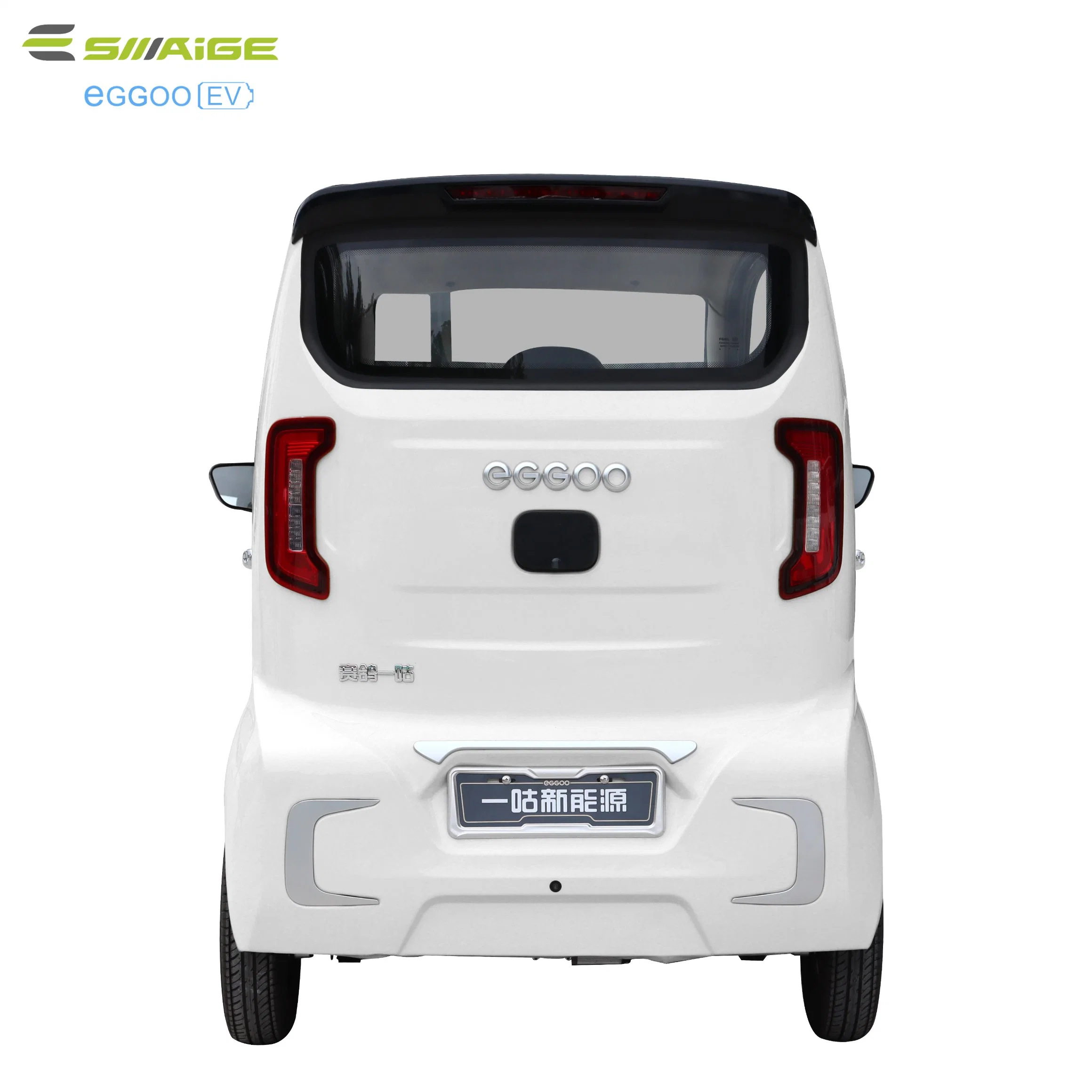 4-Seat Electric Car with 45km/H 1500W Motor and Lead Acid Battery or Lithium Battery New Energy with Rear View Camera