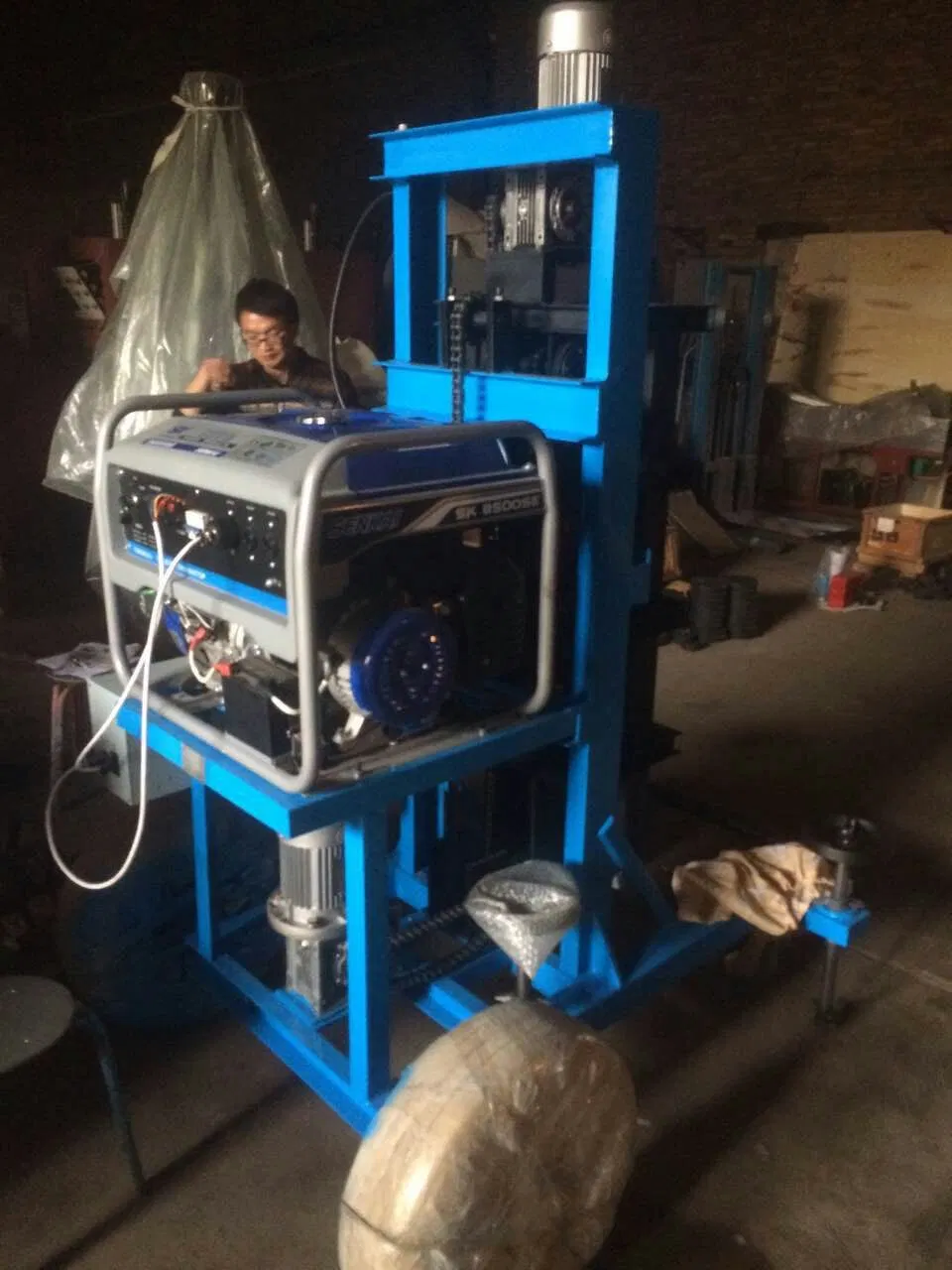 C126 Electrical Standard Penetration Test (SPT) Apparatus for Soil Field Strength Analysis