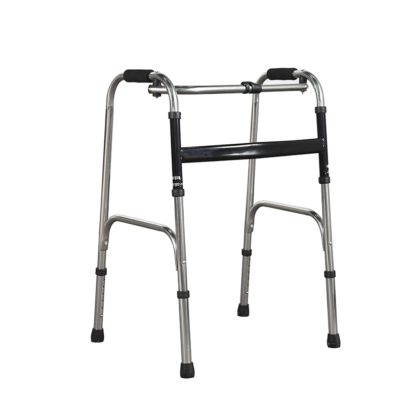 Factory Direct Sale Folding Mobility Walking Frame Walking Aid Walker for Adult