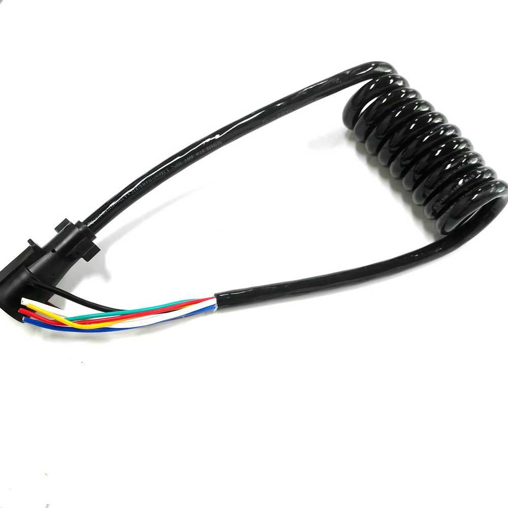 7 Core Spiral Extension Cable Wire