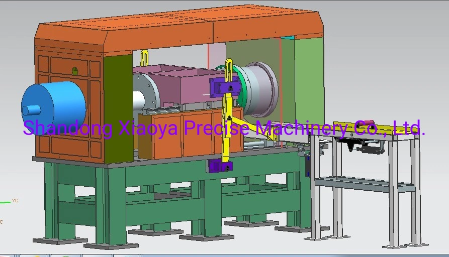 Horizontal Flaring Machine for Commercial Vehicle Steel Wheel Rim Manufacturing Line