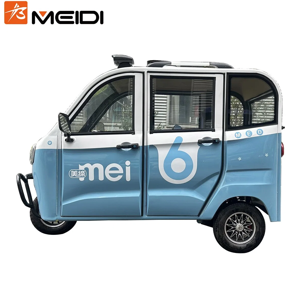 Meidi Closed Cabin Electric Passenger Tricycle 3 Wheel Car for The Elderly