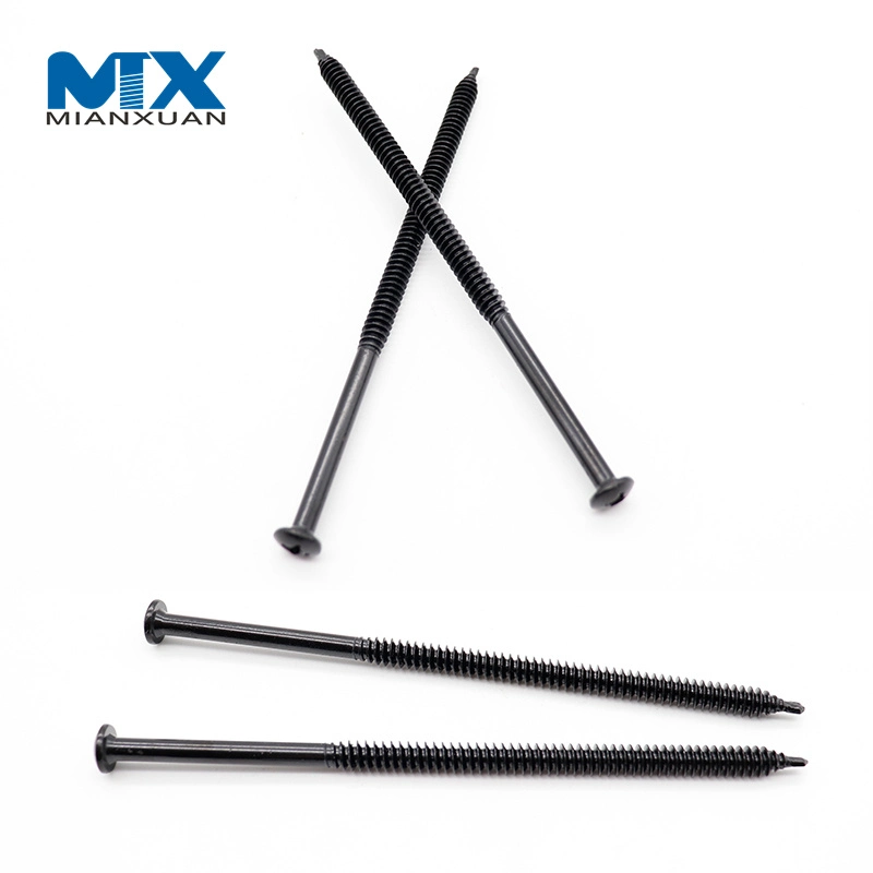 Black or Grey Phosphate Screw with Fine Coarse Thread