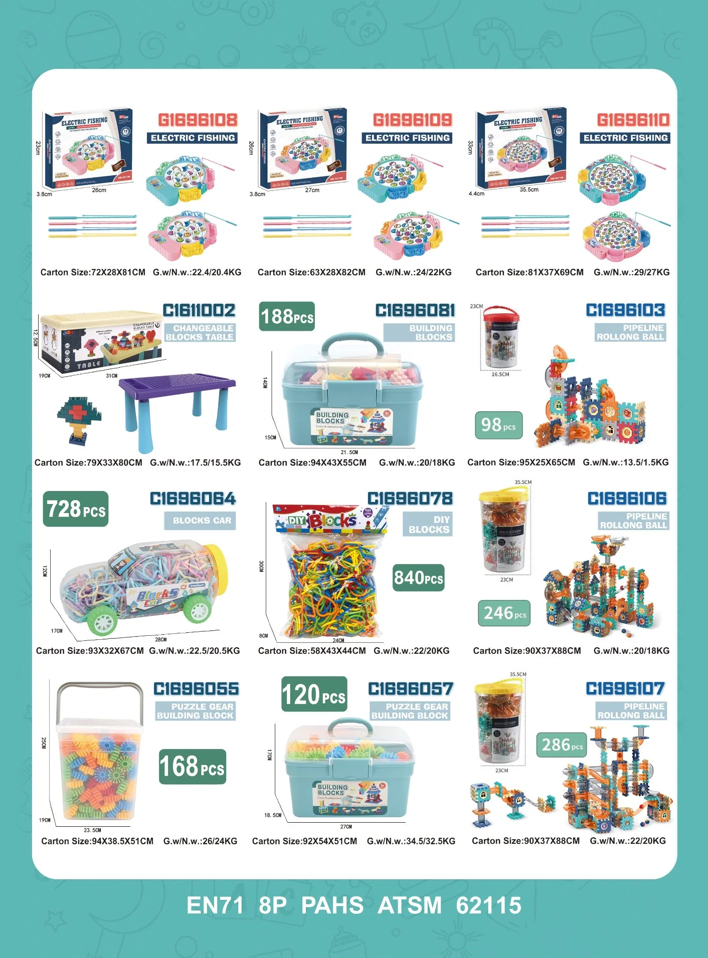 Gear Building Block 168PCS OEM/ODM Factory Direct Sales Wholesale/Supplier Intellectual Educational Toys Kids Toy Educational Toys Children Plastic DIY