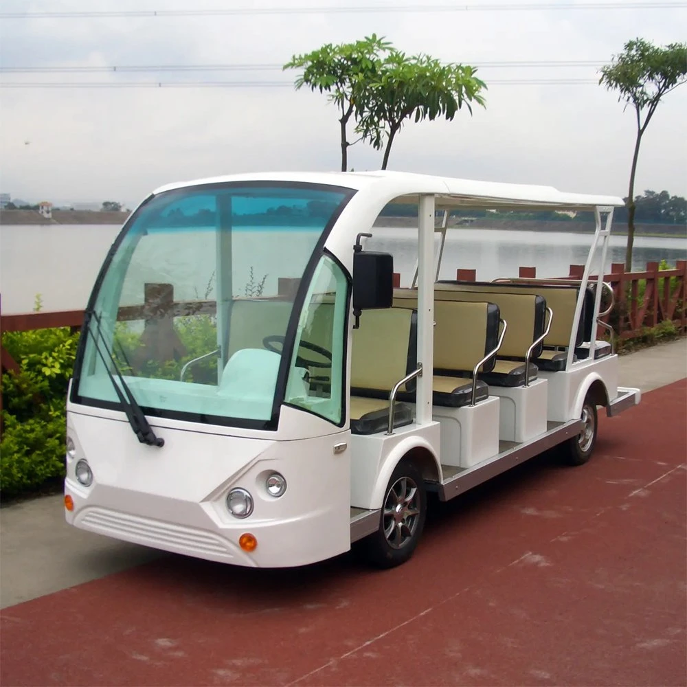 China Nl-U1014 14 Person Electric Sightseeing Bus with Powerful 72V7.5kw